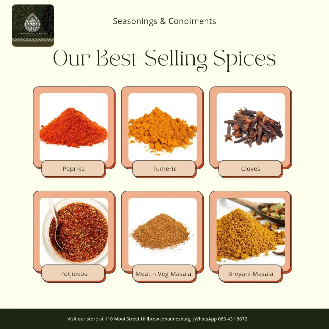 Seasonings and Condiments
